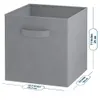 Новый куб Складной нетканый ящик для хранения ткани Складная ткань для хранения кубиков Корзина Бункеры Игрушки Органайзер Контейнеры Ящики 210315