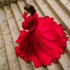 Vestidos de maternidad sin hombros, accesorios de fotografía, Maxi vestido Sexy con abertura lateral para mujeres embarazadas, vestido largo de embarazo, sesiones de fotos