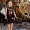여자 비치 드레스 여름 빈티지 로얄 스타일 인쇄 패턴 소녀 의류 유아 Boho Costumes Vestidos에 대 한 아이 조끼 드레스