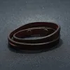 Lederen meerlagige wrap armband bangle voor vrouwen mannen zwart bruin retro eenvoudige armbanden armbanden bangle manchet mode sieraden wil en zandcadeau