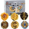 Bayblades Burst con lanzador de regla de tracción bidireccional Edición de oro Spinner XD168-27-02 SpinnerTops de aleación Regalo para niños YH2067 X0528