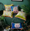 Luxury designer pillow case classic Animal flower pattern printing tassel cushion cover 45*45cm or 35*55cm for new home decoration and festi