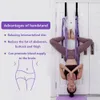Aerial Yoga Strap Hammock Swing Stretching Adjustable Anti-gravity Inversion Exercises Multilayer Belt Door Flexibility Trainer Q0219
