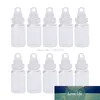10 pz Bottiglie di vetro da 1ml con tappo di plastica tappo di desideri bottiglia di nozze gioielli da sposa navi da goccia