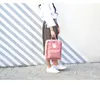 Yeni çocuk öğrenci tilki sırt çantası naylon crossbod omuz çantası kadın moda tarzı tasarım çantası junior okul marka spor el çantası3445554