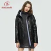 Hailuozi abrigo de primavera mujeres chaqueta de gran tamaño corto delgado parkas casual con capucha alta calidad caliente algodón fino moda 838 211013
