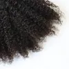 Natürliche Farbe I Tipp Haarverlängerungen 10 "~ 26" 100% Human Jungfrau Unverarbeitet 0,1g 100pcs / pack Kein Abwurf