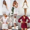 Robe de dentelle creuse élégante femme sans manches Style d'été Midi Blanc Robe Nouveau printemps Courte Casual Casual Hollow Party Dress NOUVEAU VÊTEMENT