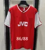 Highbury 86 88 Football Shirt Jersey Soccer Pires Henry Reyes 2002 04 Retro Jersey 2005 06 98 99 Bergkamp 94 95 Adams Persie 96 97 Gall