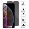 Anti Spy Privacy Screen Protector Case Friendly Full Glue 9H Hardness Tempered Glass For Iphone 14 13 12 11 Pro Max X XS XR 7 8 Plus With Paper Package