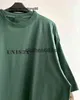 Sweats à capuche de mode Balencigss T-shirts Designers Hiver Nouveau T-shirt vert à manches courtes Sru1 M107 MKIO