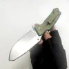 Ograniczona wersja niestandardowa Rogue Shark Sck Heavy Folding Nóż Szlifowanie S35VN Blade Anoded Titanium Noże Outdoor EDC Silne Tactical Polowanie Narzędzia Camping