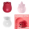 NXY Sex Toy Vibrators Femelle Rose Sucer Vibrateur Intimate Nippe Dispositif Oral Clitoris Stimulateur Puissant 1218