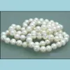 Beaded Necklaces & Pendants Jewelry 8-9Mm Natural Pearl Necklace 18Inch 925 Sier Clasp Womens Gift Drop Delivery 2021 Qxp2I