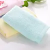 Towel Manufacturers Selling Bamboo Fiber Thickening Small Infant Baby Wipes Pure Color Hand Children Wash Face