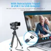 1080P 웹캠 2K Full HD 웹 카메라 PC 컴퓨터 노트북 USB 웹캠 마이크로폰 Autofocus YouTube 용 자동 초점 웹 카메라