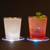 Nowość Oświetlenie Crestech Luminous Coaster Miga Przezroczyste Puchar Mat Led Placemat Napoje Mata Pad na Party Bar