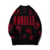 Men's Sweaters 2022 Men Pullover Sweater Round Neck Casual Trend Hip Hop Letter Ins Wind Streetwear Autumn Winter