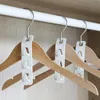 Hangers & Racks Mini Antislip Clothes Hanger Hook Folding Storage Wardrobe Rack Connection Saving Hanging Connectors