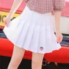 スカート2022夏の女性プリーツスカート韓国スタイルアカデミックハイウエストショート