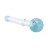 Healthy_Cigarette Y030 Oil Burner Smoking Pipes 40mm OD Bowl About 11.8cm Length Big Glass Hand Pipe Smooth Airflow