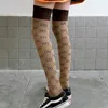 Fashion Printed Knee Socks Calf Socks Long High Tube Socks Female Korean Version ins trend Harajuku Style
