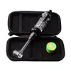 Love_e_cig NC032 Hookah Smoking Pipes 510 Titanium Quartz Ceramic Nail OD 32mm Birdcage Perc 6 Colors Clean Hit Glass Dabber Bong Set