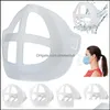 Дизайнерские маски Housekee Организация Главная 3DD Маска Кронштейн Многоразовая помада Защита Стенд Внутренняя Поддержка Нос Увеличение дыхания S