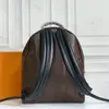 Mm pm mini ryggsäck för kvinnor klassisk lyx designer ryggsäckar brun gammal blomma väska mode kvinna satchel tillbaka packar läder dam ryggsäck resa skolväskor