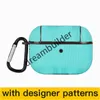 Designer AirPods 3 Custodie Cuffie Bluetooth senza fili Custodia protettiva Fashion Creative AirPod Pro Custodia Auricolare AP2 AP3 Cover