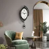 Meisd Dekorativ väggklocka Pendulum Modern Design Watch Dekoration Hem Quartz Creative Living Room Horloge 220115