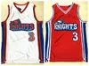 سفينة من US Calvin Cambridge # 3 LA Knights كرة السلة جيرسي مثل مايك ليل القوس واو مخيط أبيض أحمر جيرسي مقاس S-2XL جودة عالية