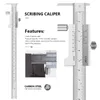 XCAN Caliper Marking Vernier 0-200mm/250mm Stainless Steel Parallel Gauge Measuring Tool 210922