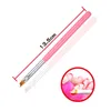 8 Pcs/set Nail Art Brush Painting Brush Set UV Gel Flower Drawing Pen Wood Handle Manicure Nail Art Polish Tool