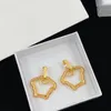 Golded Hoop Earrings Charm Womens Classic Head Designer Pendants Earring Luxury Jewelry V Mens Ear Studs Boucles D'oreilles Ohrring Love Earrings