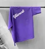 Neue Vetements T-Shirt Männer Frauen 11 Hochwertige lila weiße Buchstaben Druckvetements T-Shirt übergroße VTM Hip-Hop Tops X0708328H