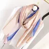 Varumärke desiger silke scarf för kvinna lyxig tryck långa halsdukar sommar kvinnor skuggning sjal 180x90cm utan låda