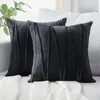 Kuddefodral 1pcs 45x45cm Velvet Cushion Cover Solid Color Soffa SOFA Pillow Case Retro Throw For Home Bedroom Decor
