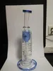 Facebook Color Klein и прямые потрясающие кальяны Torus Glass Bong Recycler для курения водяной трубы стекла буровая установка для масла DAB 14,4 мм совместное