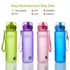 Water Bottle Sport Drinking Drinkware Plastic Bicycle Outdoor Child Bottle Bpa Free Portable Leakproof Camping Gourd Waterbottle 211013