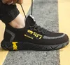 Moda uomo Acciaio Anti Anti Smashing Protezione protettiva Scarpe da lavoro da uomo Antiscivolo Puntura Prova di sicurezza scarpe da ginnastica scarpe da ginnastica