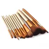 Pro Makeup 12pcs Brushes Set Powder Foundation Eyeshadow Eyeliner Lip Brush Tool