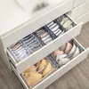 Storage Drawers 3pcs Set Grid Underwear Box Sock Bra Underpant Organize Drawer Tidy Divider Lattice Mesh Fabric Boxes