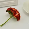 6pcs Soie Fleuristes Chrysanthème Fleurs Artificielles Pour Banquet De Mariage Décoration De La Maison Diy Guirlande Cadeau Boîte À La Main Fl jllBjX