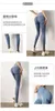 Legging sexy a vita alta Fitness Bubble Butt Legging Push Up Sport Allenamento Jeggings Slim Mujer Leggins senza soluzione di continuità 211221