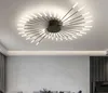 Huayang fyrverkerier ljuskrona vardagsrum sovrum hushålls ljuskrona modern ledd tak ljuskrona