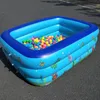 Acessórios para piscinas 1 3m piscinas portáteis para crianças banheira inflável bebê retangular natação Blow Up Kid plástico duro água brinquedos3278