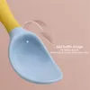 Ensembles de vaisselle Cuillère en silicone pour bébé Ensemble d'ustensiles Auxiliaire Enfant en bas âge Apprendre la formation Manger Fourchette souple pliable Vaisselle pour enfants en bas âge