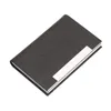 Business ID Credit Card Holder For Women Men Fashion Brand Metal Aluminum Card Case PU Leather Porte Carte