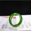 beautiful Woman039s multicoloured agate jade ring fashion jewelry mixed Jade Agate Ring Charm Band Jewelry9139619